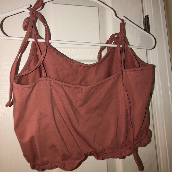 Orange Crop Top Tank - Picture 2 of 2